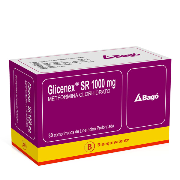 Glicenex Sr 1000 Mg X 30 Comprimidos
