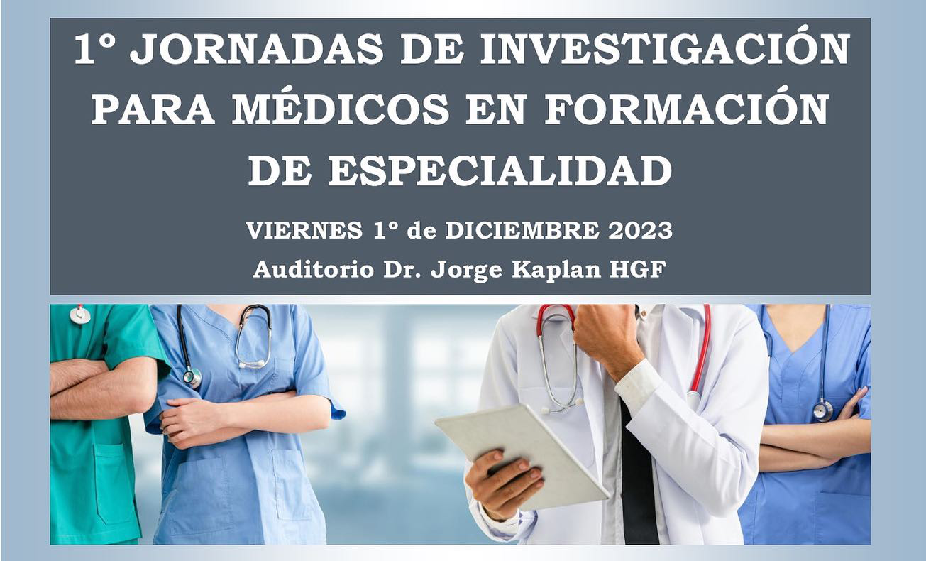 1 jornada de investigación para médicos en formación de especialidad